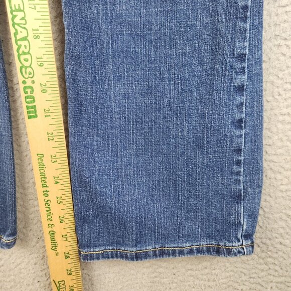 Levi's Jeans Womens Sz 14 Curvy Bootcut Dark Wash 515 Stretch Blue Denim Ladies - Picture 4 of 11
